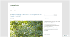 Desktop Screenshot of corporaloutis.com